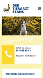 Mobile Screenshot of dertierarzt.ch